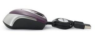 Mouse Verbatim Travel Óptico 97253, USB, Morado