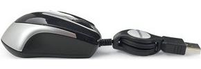 Mouse Verbatim Travel Óptico 97256, USB, Negro