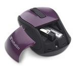 Mouse Verbatim Travel Óptico 97473, Inalámbrico, Morado