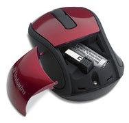 Mouse Verbatim Travel Óptico 97540, Inalámbrico, Rojo
