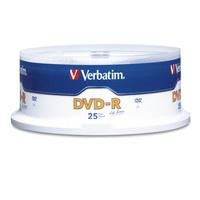 Verbatim Torre de Discos Virgenes para DVD, DVD-R, 25 Discos (97610)