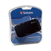 Verbatim Lector de Memoria 97705, CF/MMC/MS/SD, USB 2.0, Negro