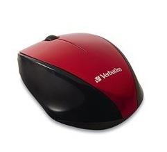Mouse Verbatim Óptico Multi-Trac LED Azul, Inalámbrico, Rojo