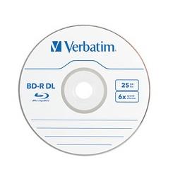 Verbatim Torre de Discos Virgenes para Blu-Ray, BD-R DL, 6x, 50GB, 25 Discos