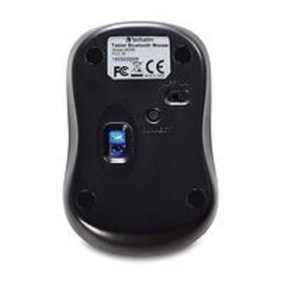 Mouse Verbatim Bluetooth Multi-Trac 98590, Inalámbrico, USB, 1600DPI, Negro/Gris