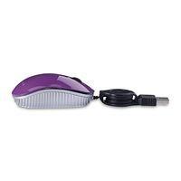 Mouse Verbatim Óptico Mini Travel, Alámbrico, USB A, Púrpura
