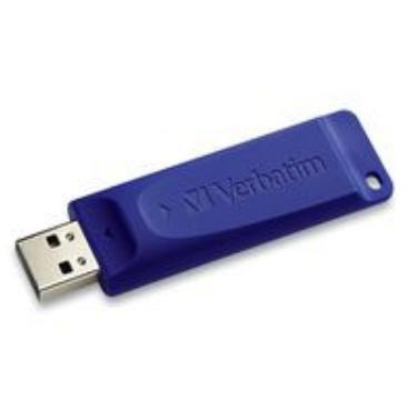Memoria USB Verbatim 98659, 128GB, USB 2.0, Azul