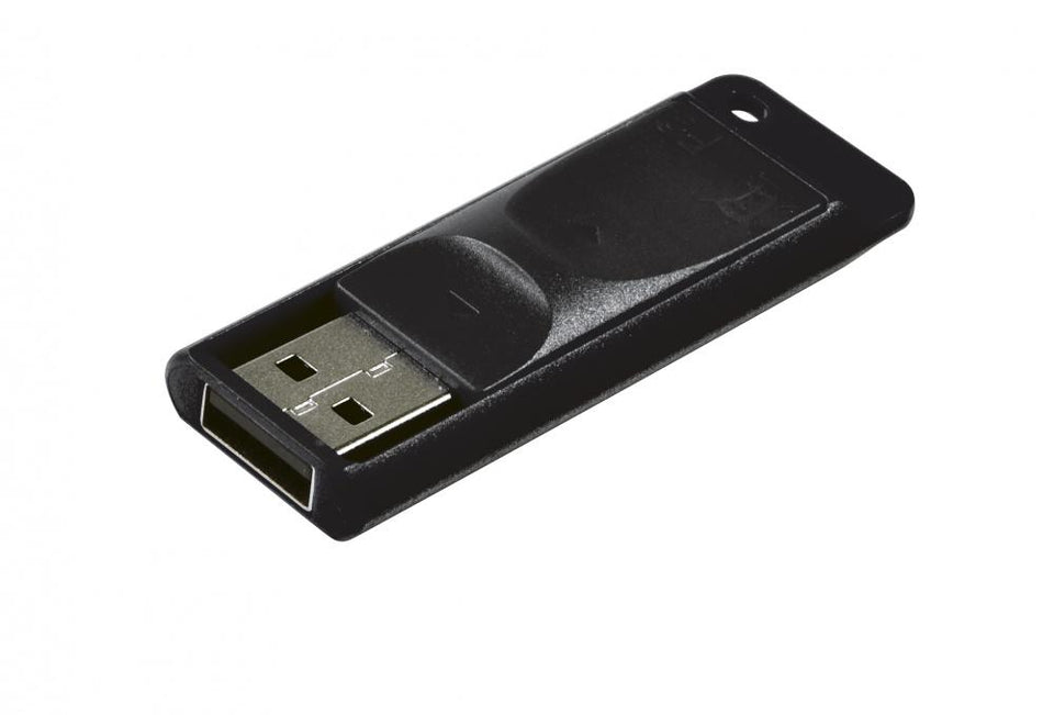 Memoria USB Verbatim, 16GB, USB 2.0, Negro