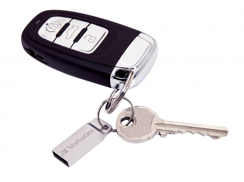 Memoria USB Verbatim Metal Executive, 16GB, USB 2.0, Plata