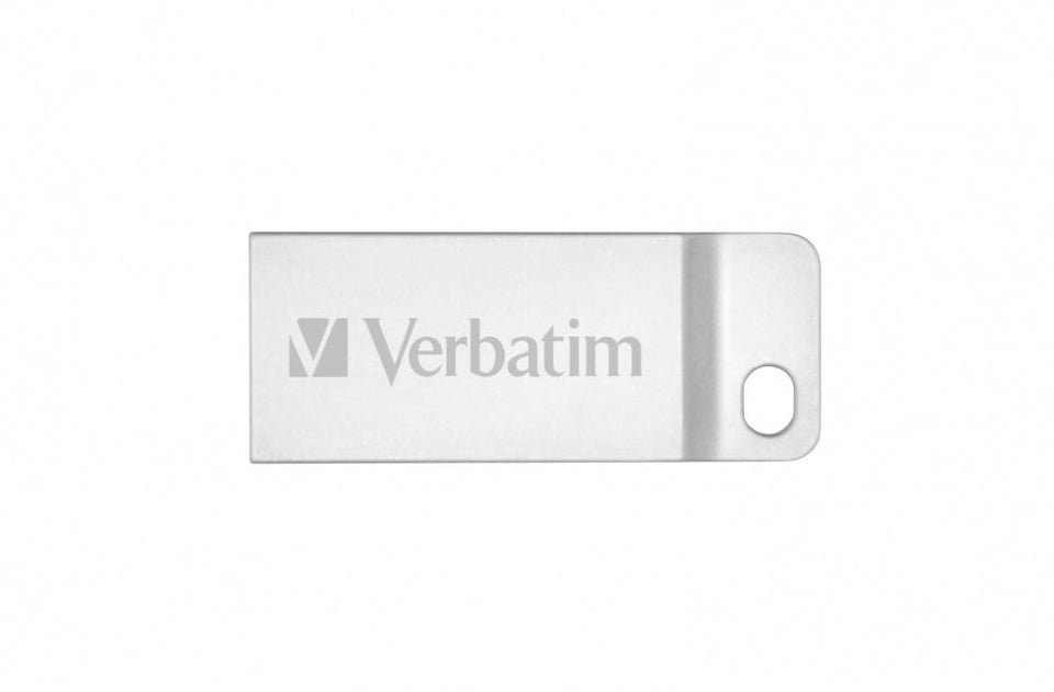 Memoria USB Verbatim Metal Executive, 16GB, USB 2.0, Plata