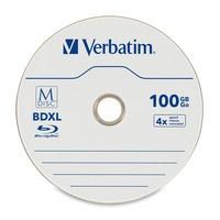 Verbatim Discos Virgenes para Blu-Ray, BDXL, 4x, 100GB, 25 Piezas