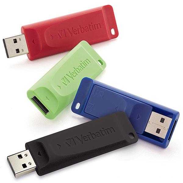 Memoria USB Verbatim Store 'n' Go, 16GB, USB 2.0 A, 4 Piezas