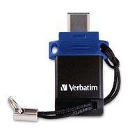 Memoria USB Verbatim Store ‘n’ Go, 64GB, USB-C 3.2, Azul