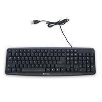 Teclado Verbatim 99201, Alámbrico, USB, Negro (Inglés)