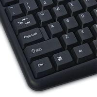 Teclado Verbatim 99201, Alámbrico, USB, Negro (Inglés)