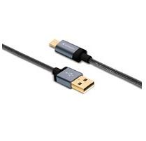 Verbatim Cable USB A Macho - Micro USB B Macho, 1.2 Metros, Negro/Plata