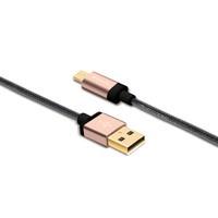 Verbatim Cable USB A Macho - Micro USB A Hembra, Champán