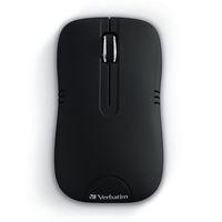 Mouse Verbatim Óptico 99765, RF Inalámbrico, USB, 1200DPI, Negro Mate