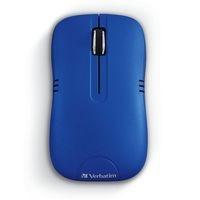 Mouse Verbatim Óptico 99766, RF Inalámbrico, USB, 1200DPI, Azul