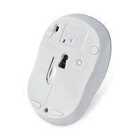 Mouse Verbatim Blue LED Silent WLS, Inalámbrico, USB, Plata