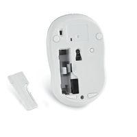 Mouse Verbatim Blue LED Silent WLS, Inalámbrico, USB, Plata