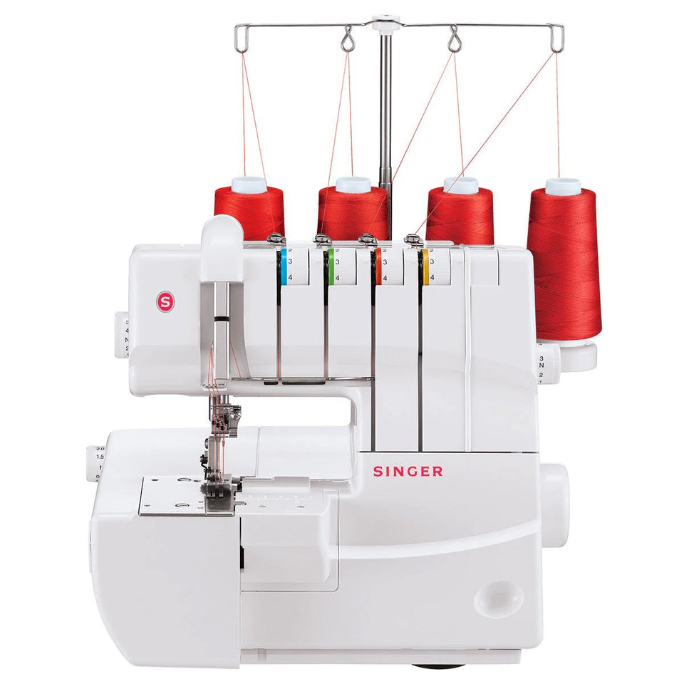 Máquina de coser Singer 14T970 Collaretera, Cover Stitch, 2-3-4 hilos, 4 tipos de puntadas.