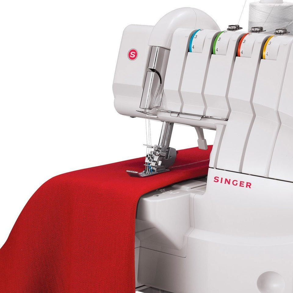 Máquina de coser Singer 14T970 Collaretera, Cover Stitch, 2-3-4 hilos, 4 tipos de puntadas.