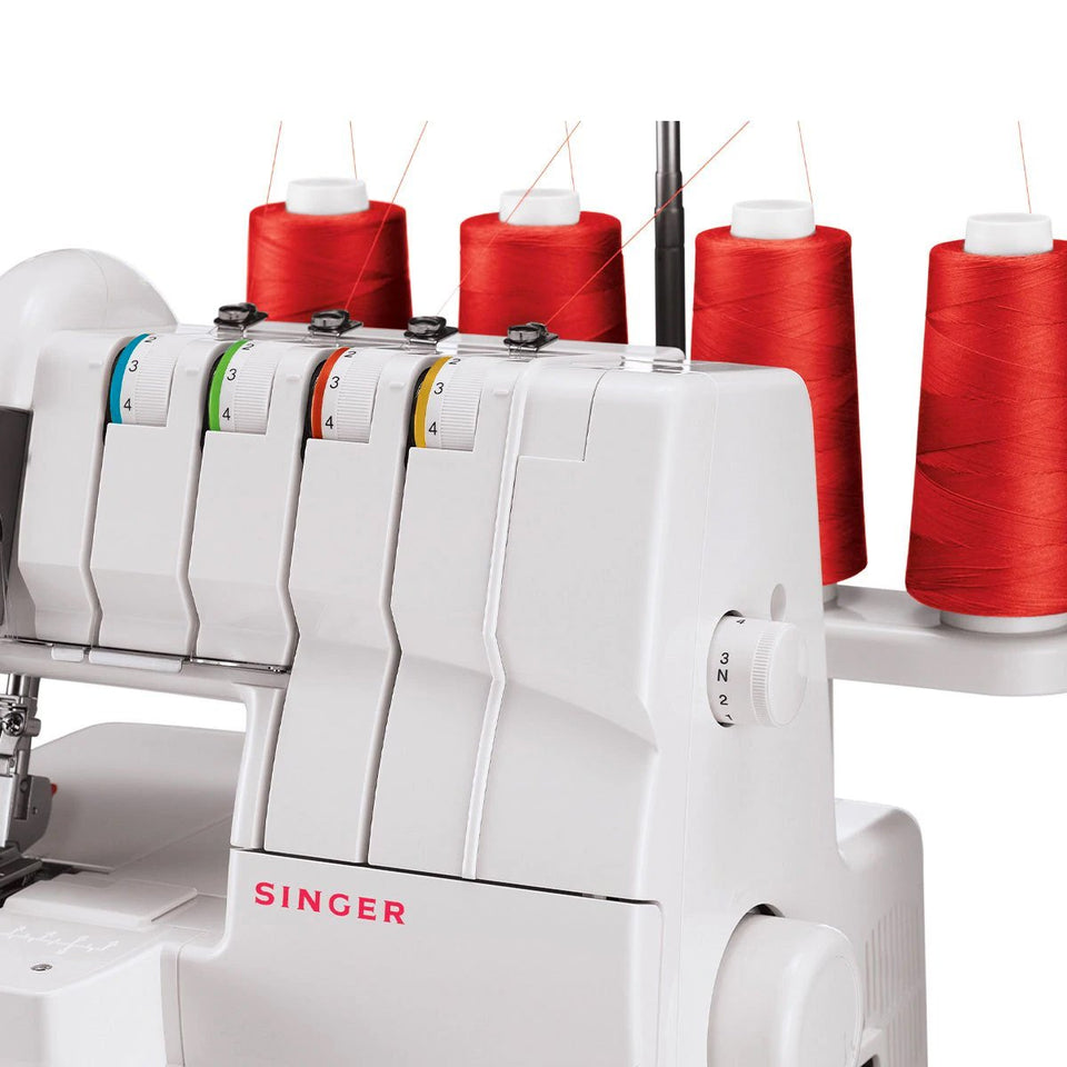 Máquina de coser Singer 14T970 Collaretera, Cover Stitch, 2-3-4 hilos, 4 tipos de puntadas.