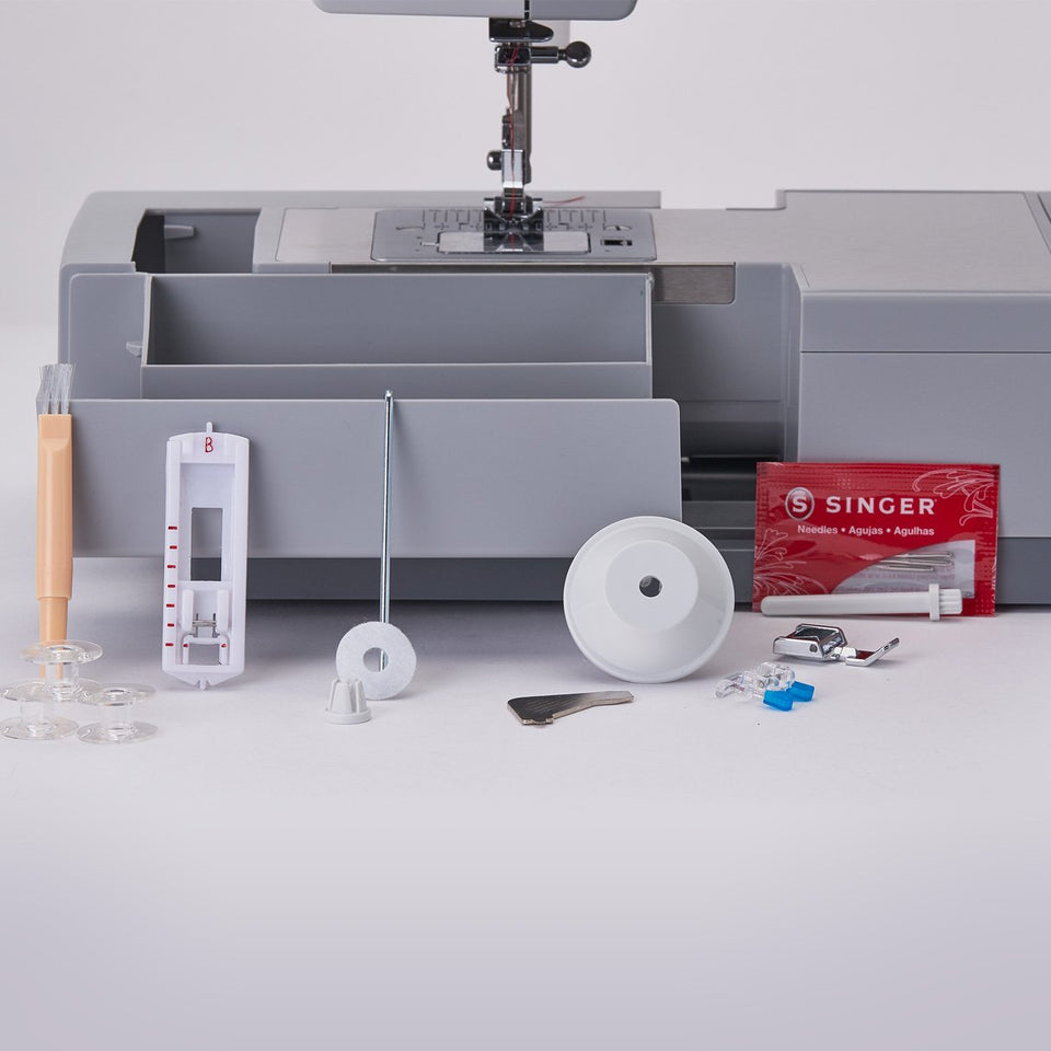 Máquina de coser Singer 4411M, Mecánica 11 puntadas, Heavy Duty, STX4, Color Gris