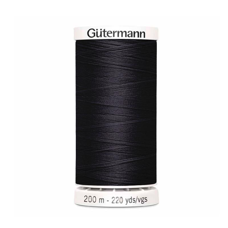 Hilo Gutermann Maralon, para Costura a Mano y Máquina de coser, Color Oxford, con 200 mts.  Caja con 12 Carretes del mismo color