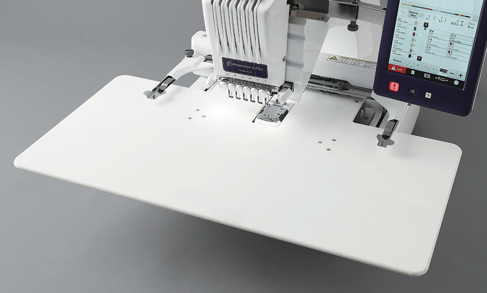 Tabla ancha PRWT1 Brother, para máquina bordadora, soporta artículos grandes como toallas, mantas, chaqueras y alfombras.