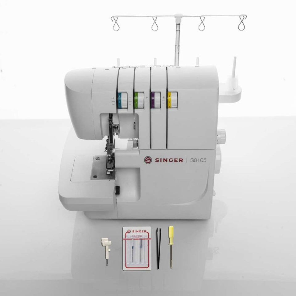 SINGER MÁQUINA DE COSER S0105, OVERLOCK, SOBREHILADO