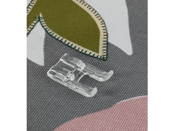 Prensatelas Brother de punta abierta 7 mm, SA147, accesorio para máquina de coser