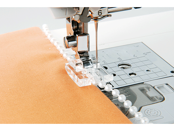 Prensatelas Brother para perlas y lentejuelas 7 mm, SA150, accesorio para máquina de coser