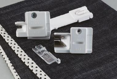 Juego de cintas de bies invisible Brother para plegar y unir cintas 6mm y 12mm, SA224CV, accesorio para máquina de coser