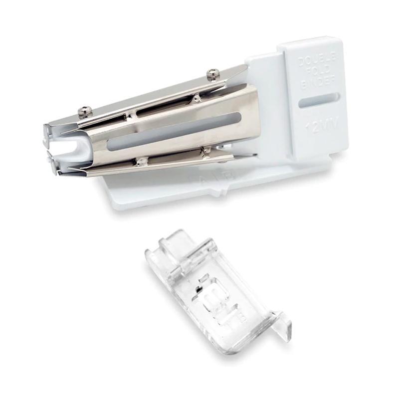 Prensatelas Brother de doble dobladillo invisible para hacer y unir cintas, SA225CV, accesorio para máquina de coser