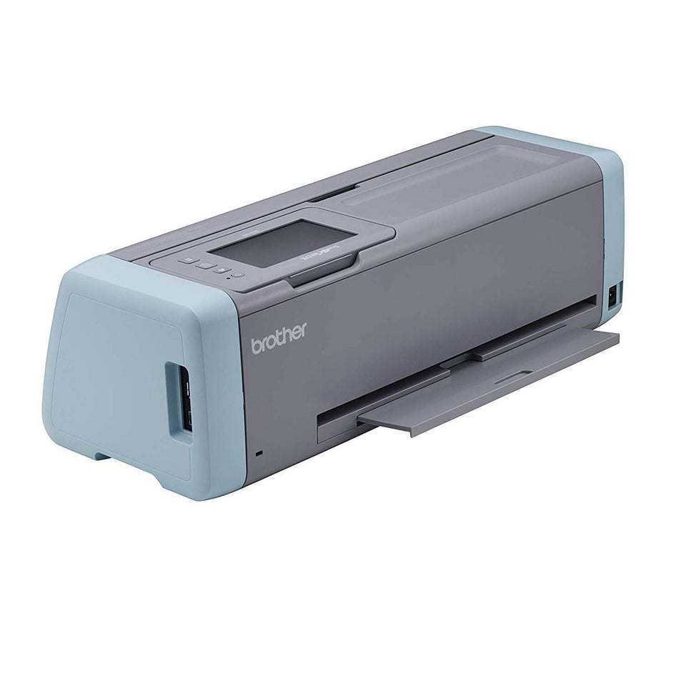 ScanNCut Brother SDX125, máquina de corte electrónico para cortar, escáner integrado, 682 diseños, 100 patrones quilting.