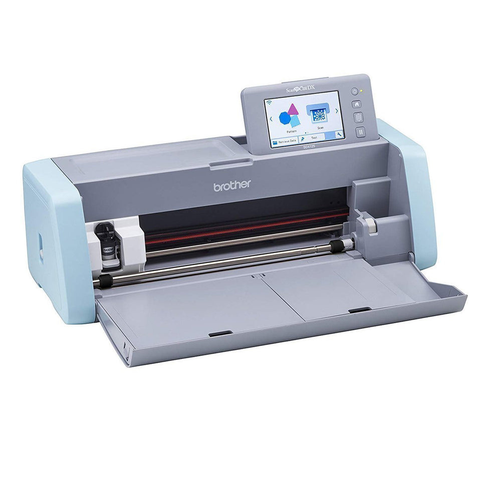 ScanNCut Brother SDX125, máquina de corte electrónico para cortar, escáner integrado, 682 diseños, 100 patrones quilting.