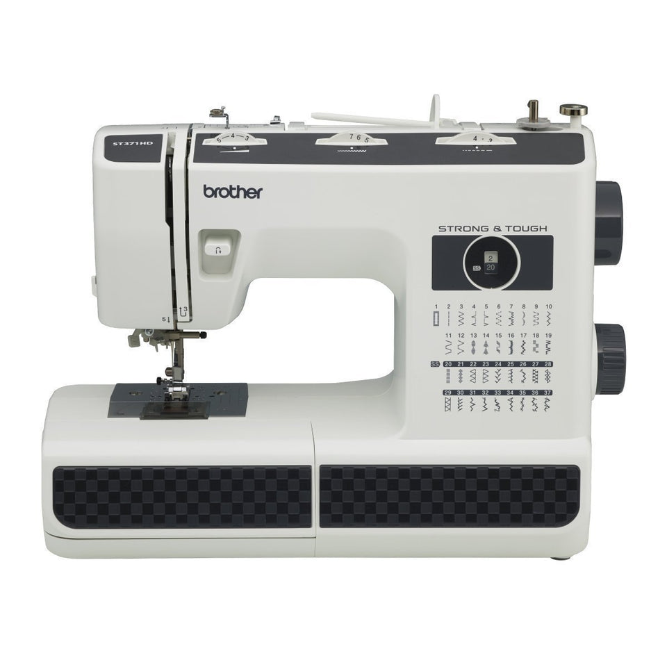 Máquina de Coser Brother ST371HD, máquina de coser reforzada con 37 tipos de puntada, ojal automático de 1 paso, luz LED.