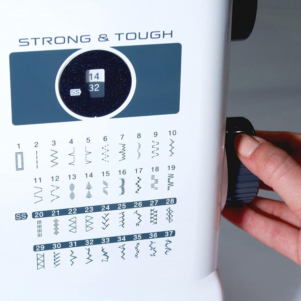 Máquina de Coser Brother ST371HD, máquina de coser reforzada con 37 tipos de puntada, ojal automático de 1 paso, luz LED.