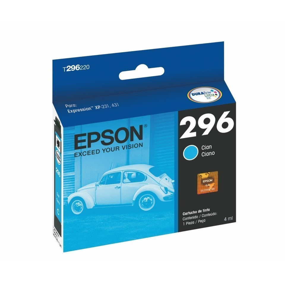 Cartucho-Epson-Cyan-P/XP231,XP431-T296220-AL