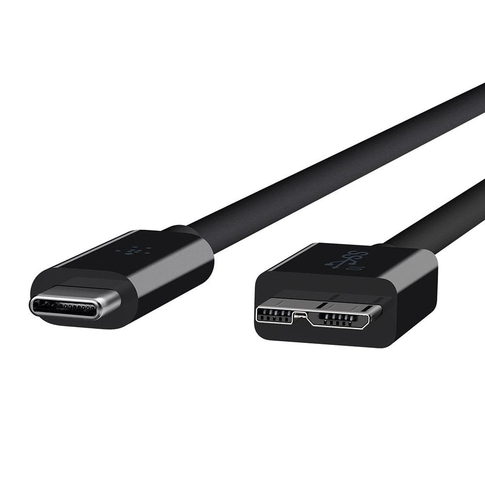 Cable Belkin USB 3.1 de USB-C™ a micro-B (USB Type-C™)Color negro/F2CU031BT1M-BLK