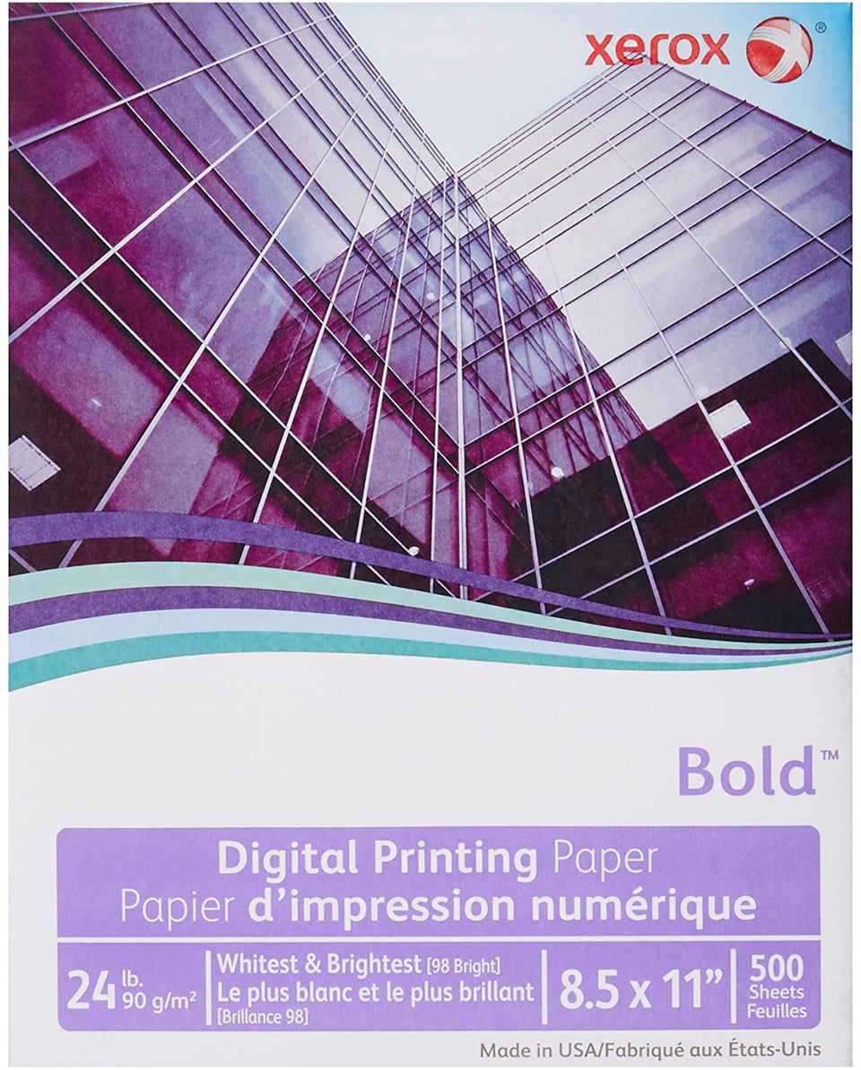 Papel Bond Xerox Tamaño Carta Blanco 500 hojas / 3R11540