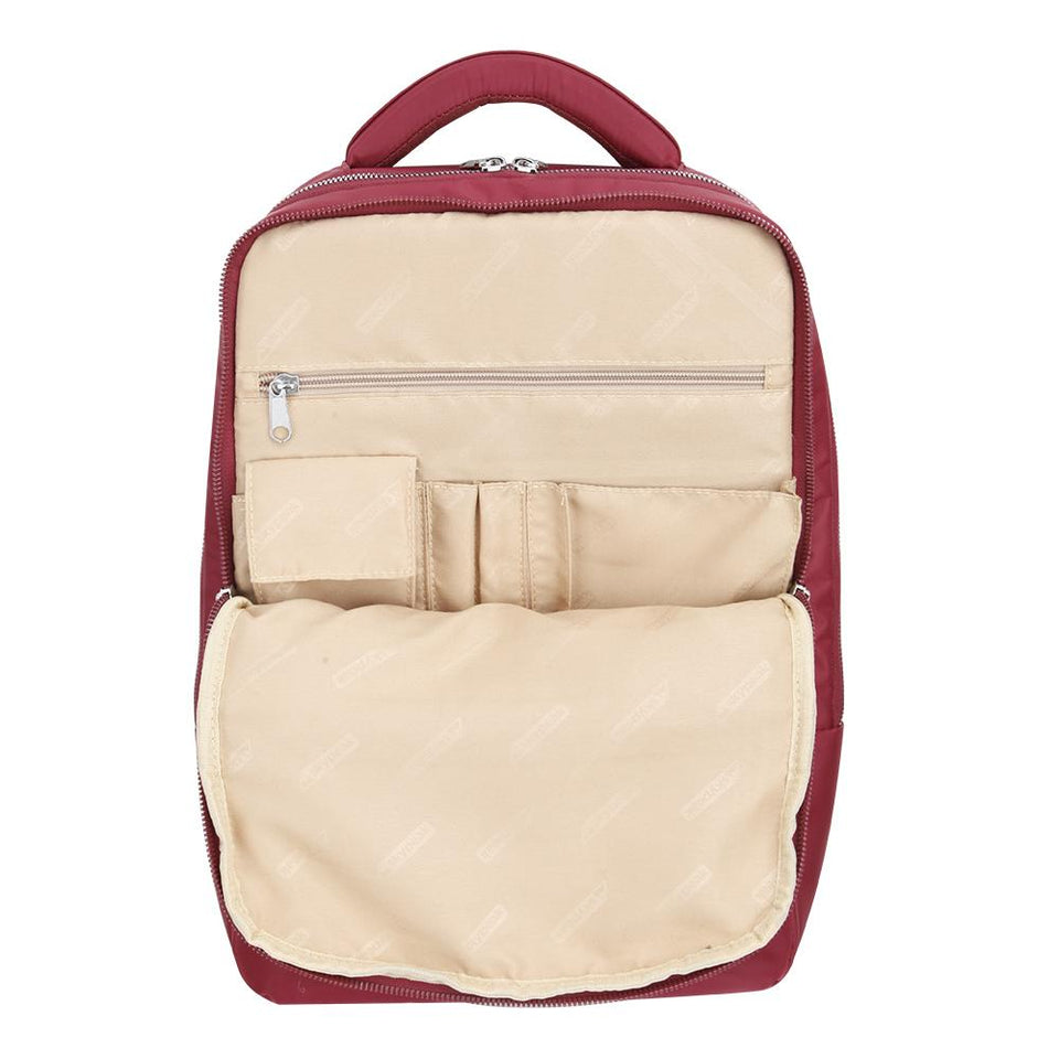 Mochila backpack Skypeak roja para mujer,dama, de 15,6" tamaño Grande. CTA-115PO