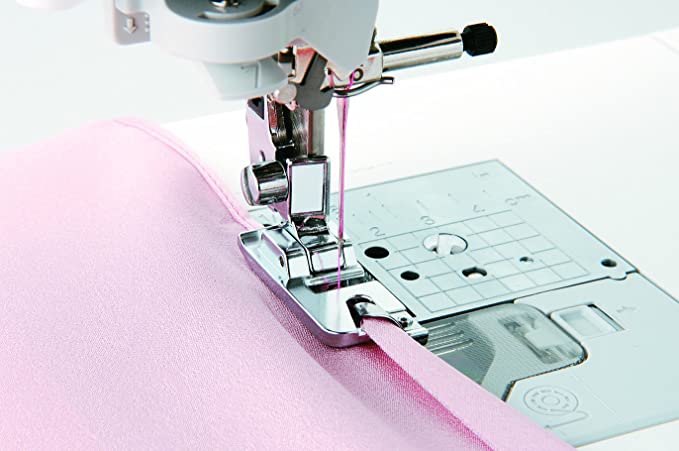 Prensatelas Brother para dobladillo estrecho en telas ligeras, 5mm, SA127, accesorio para máquina de coser