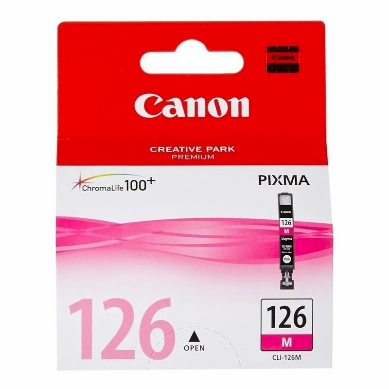 CARTUCHO CANON CLI126M,MAGENTA INYECCIÓN DE TINTA/4563B001AB